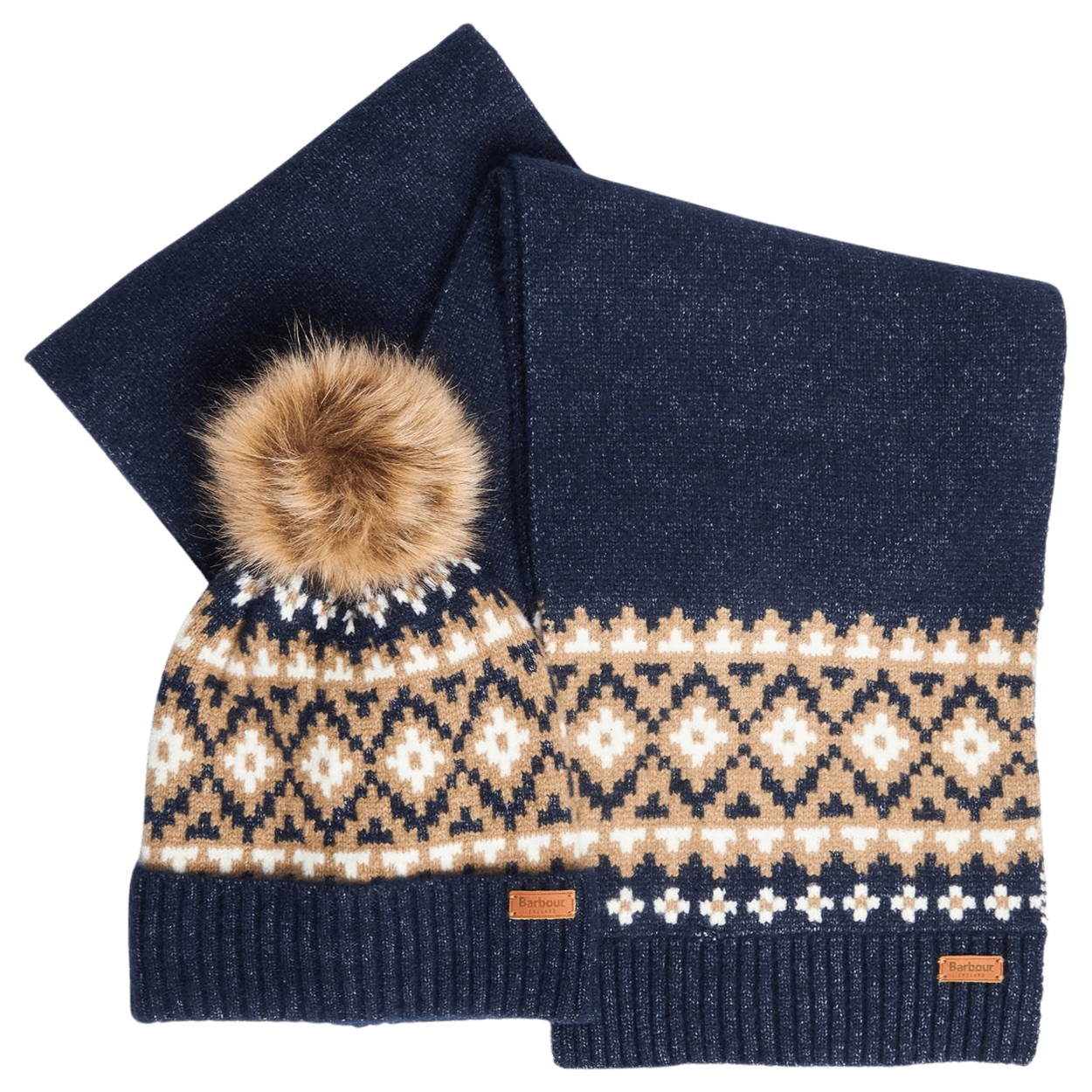 Barbour hat and glove set new arrivals