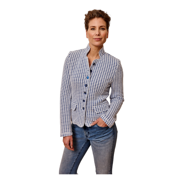 B*Three Rio Dogtooth Soft Textured Jacket