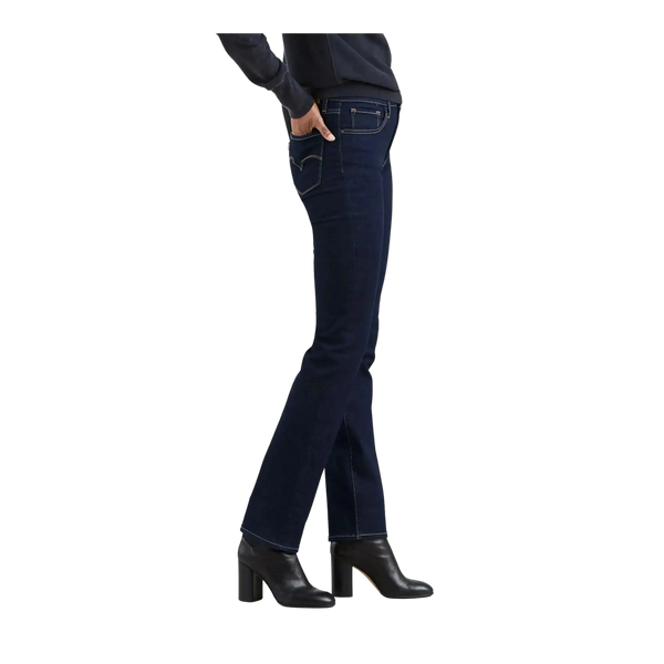 Levi's 712 Slim Jeans for Women in Black Sheep