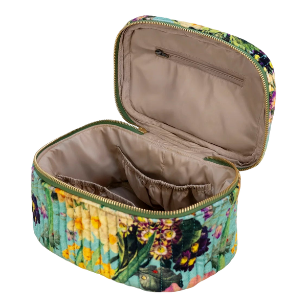Powder Quilted Velvet Vanity Case