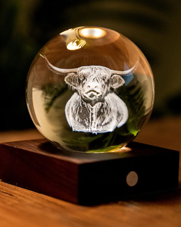 Gingko Amber Crystal Light
