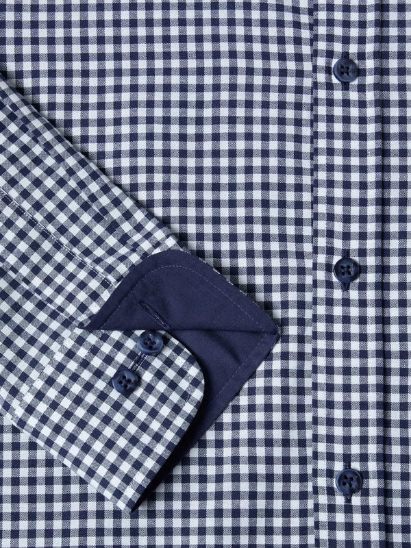 DG's Drifter Gingham Long Sleeve Button Down Shirt