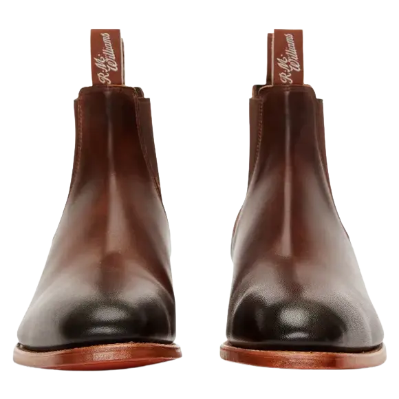 R. M. Williams Chinchilla Burnished Leather Boots