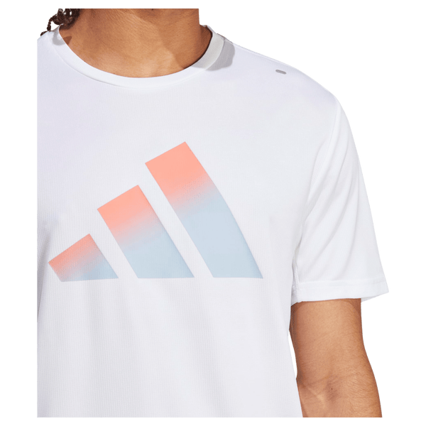 Adidas Run Icons Three Bar Logo T-Shirt for Men