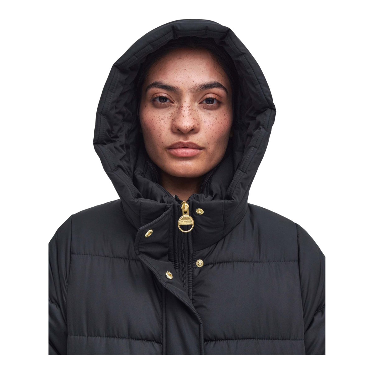 Barbour International Longline Barron Puffer For Women Coes