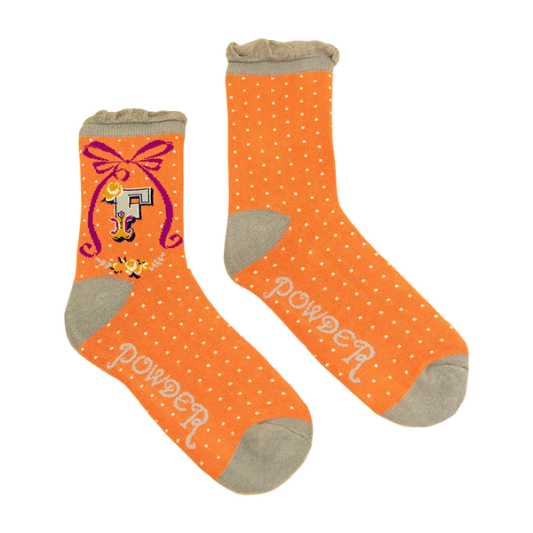 Powder A-Z Ankle Socks for Women