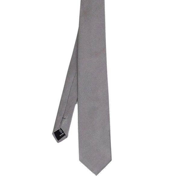 Coes Silk Tie for Men in Silver