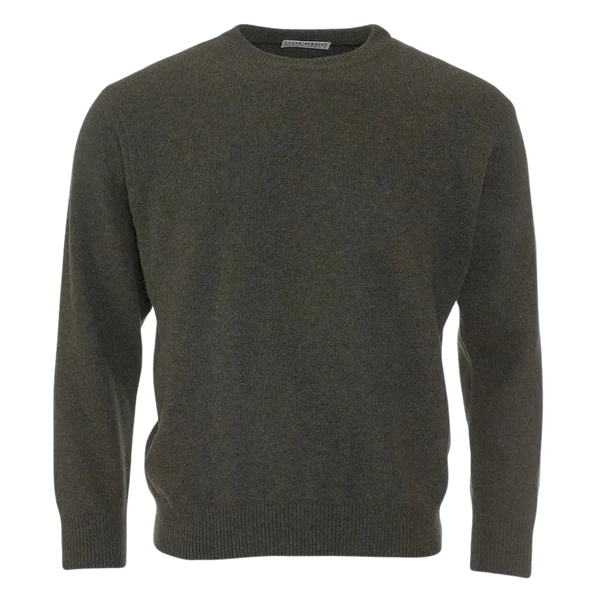 Golding Lambswool Crew Neck Sweater in Forest