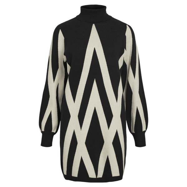 Object Objray Rollneck Long Sleeve Knit Dress