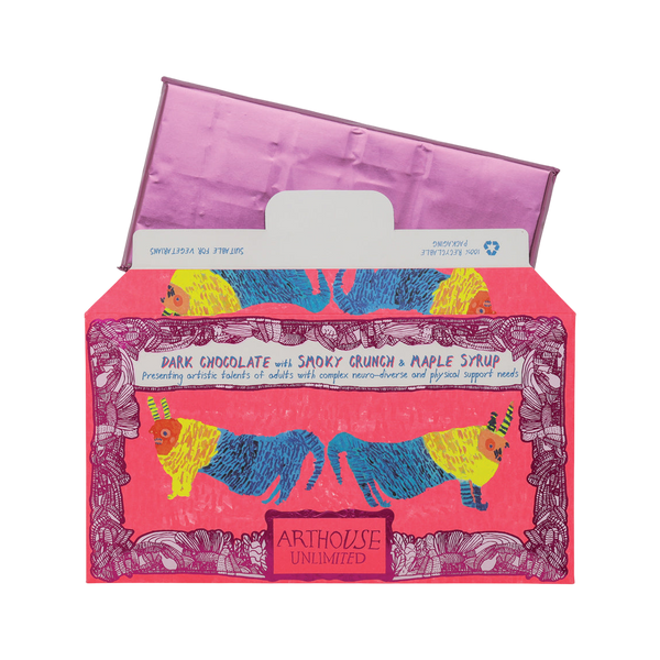 Arthouse Unlimited Before & After The Dentist Dark Chocolate Bar