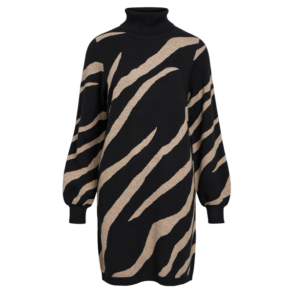 Object Ray L/s Knit Rollneck Dress