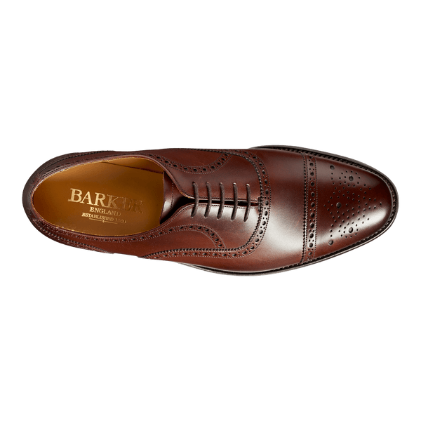 Barker Mirfield Oxford Semi Brogue Shoes for Men