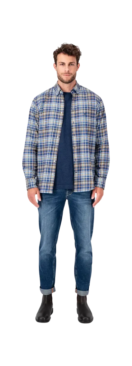 Fynch-Hatton Premium Flannel Check Shirt