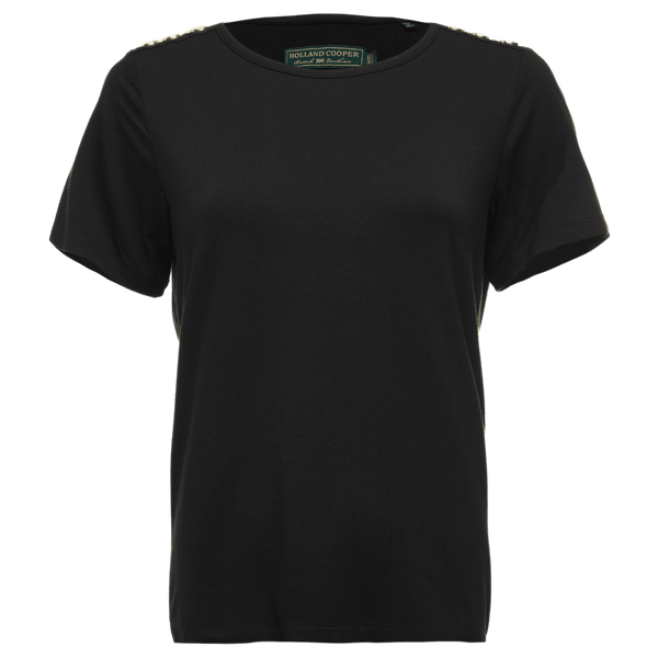 Holland Cooper Relax Fit Crew Neck Tee for Women