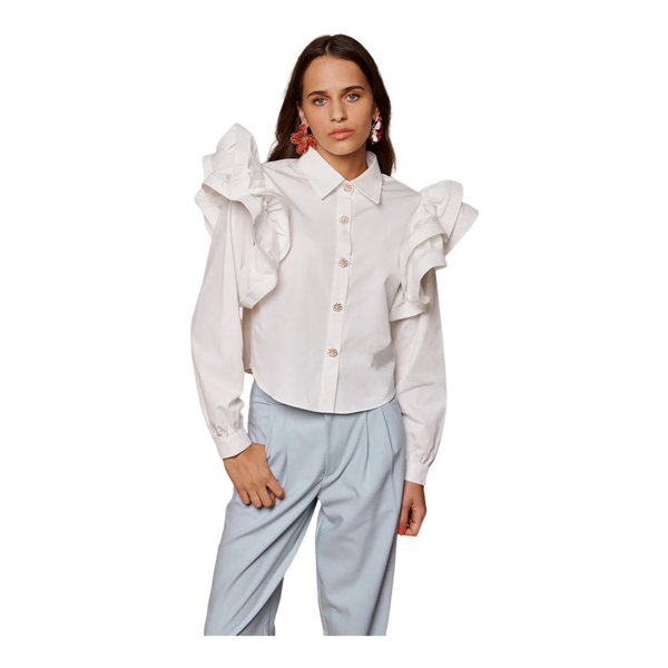 Sister Jane Afterglow Ruffle Blouse