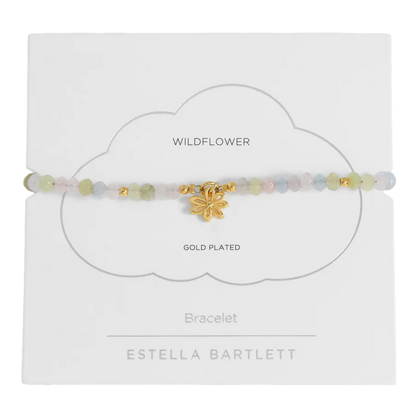 Estella Bartlett Faceted Mini Doodle Flower Bracelet