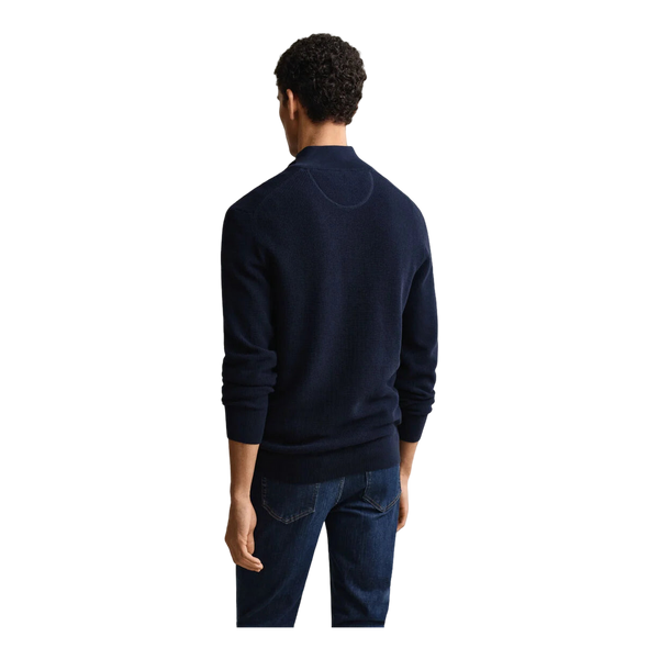 GANT Micro Textured Cotton 1/4 Zip