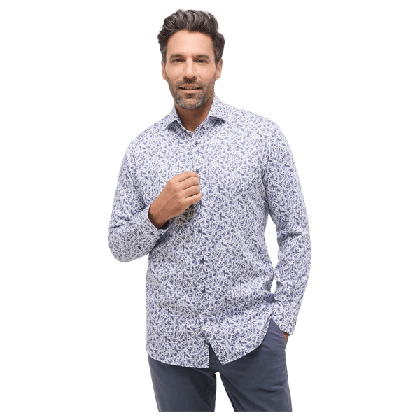 Eterna Floral Long Sleeve Shirt for Men