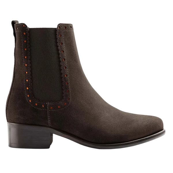 Fairfax & Favor Brogued Chelsea Suede Boots