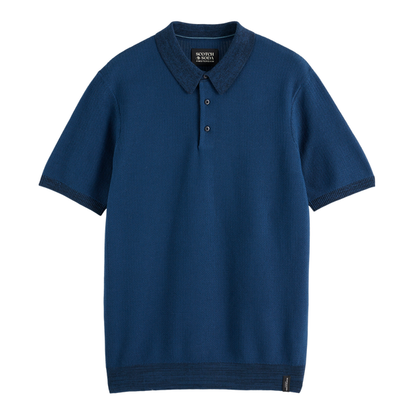 Scotch & Soda Structured Knitted Polo