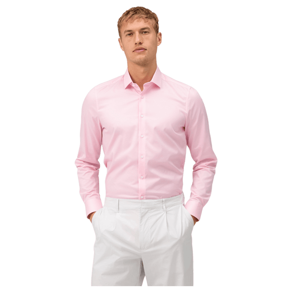Olymp Body Fit Structured Long Sleeve Formal Shirt