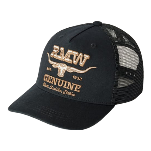 R. M. Williams Genuine Longhorn Trucker Cap