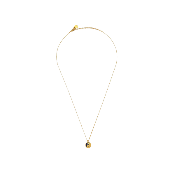 Estella Bartlett Yin Yang CZ Enamel Pendant Necklace for Women