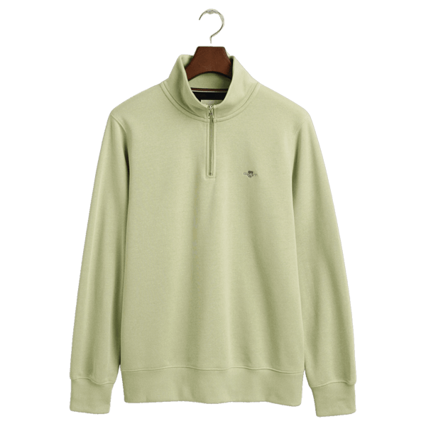 GANT Regular Shield Logo 1/4 Zip Sweatshirt for Men