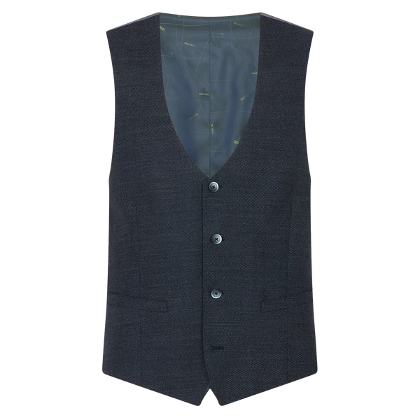 Remus Uomo Birdseye Suit Waistcoat for Men