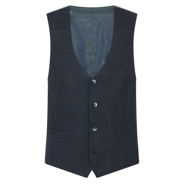 Remus Uomo Birdseye Suit Waistcoat