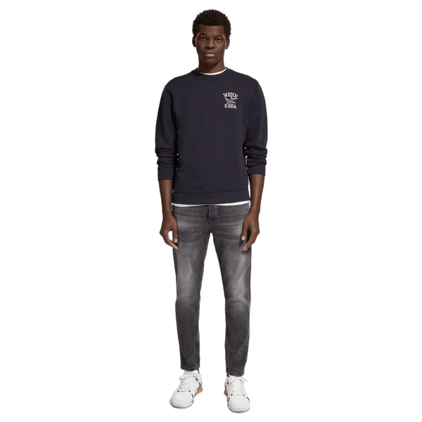Scotch & Soda Left Chest Artwork Sweatshirt