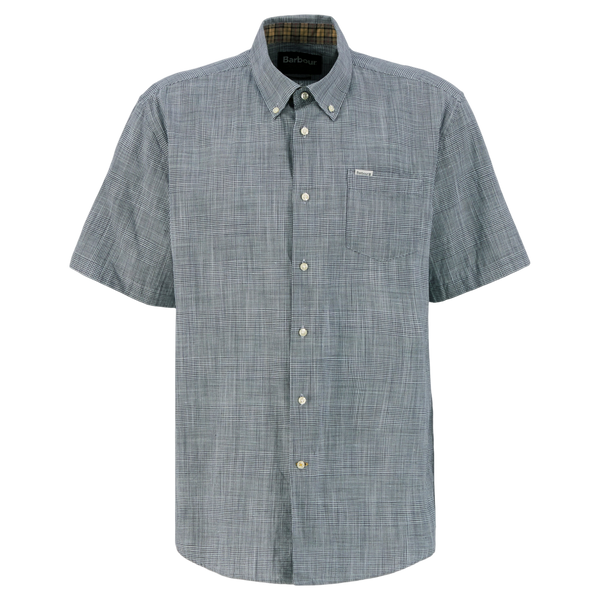 Barbour Fleming Linen Blend Regular Short Sleeve Shirt