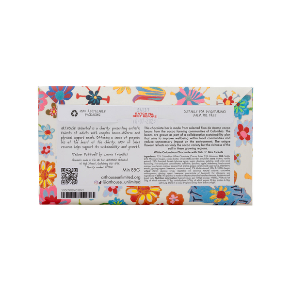 Arthouse Unlimited Yellow Daffodil, White Chocolate Bar