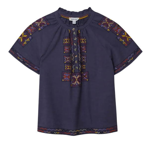 White Stuff Frida Embroidered Blouse