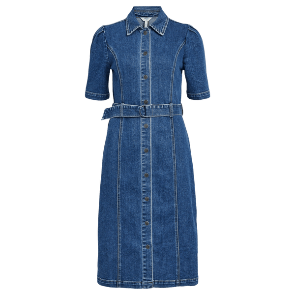 Object Carol Denim Midi Dress for Women