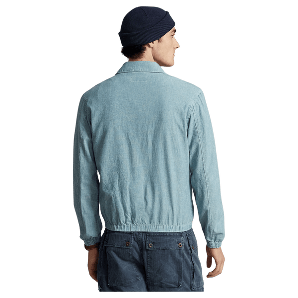 Polo Ralph Lauren Bayport Chambray Windbreaker Jacket