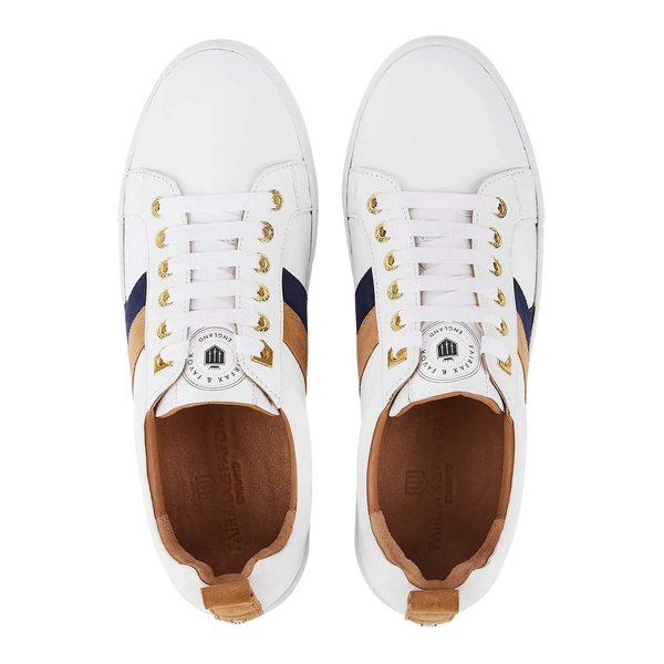 Fairfax & Favor Alexandra Leather Trainers for Women