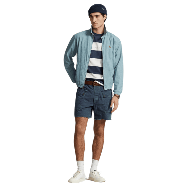 Polo Ralph Lauren Bayport Chambray Windbreaker Jacket