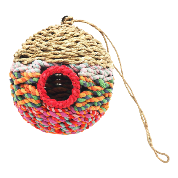 Jardinopia Round Shaped Jute Bird Box