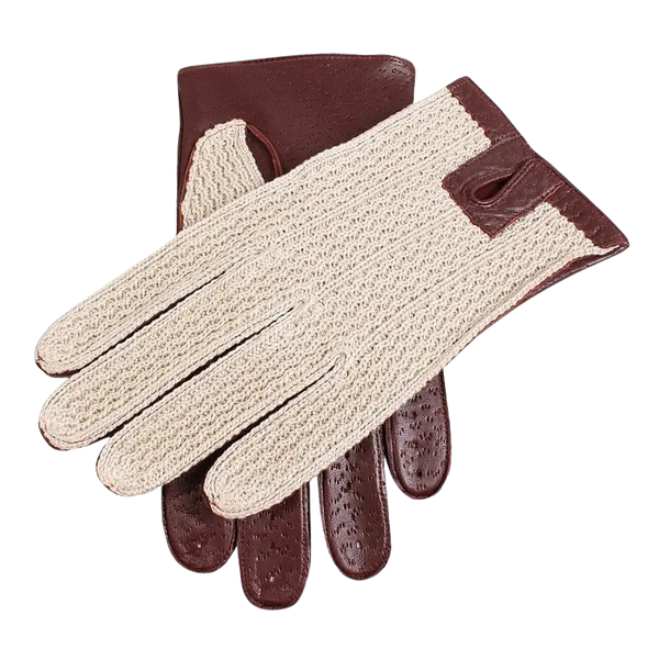 Dents Driving Gloves for Men in English Tan