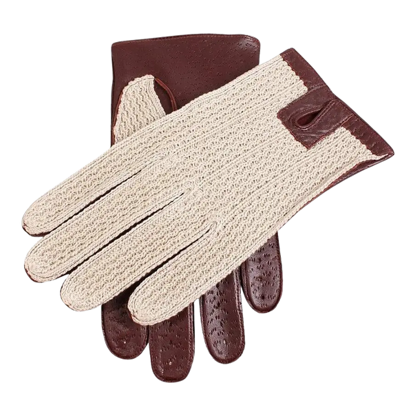 Dents Driving Gloves in English Tan