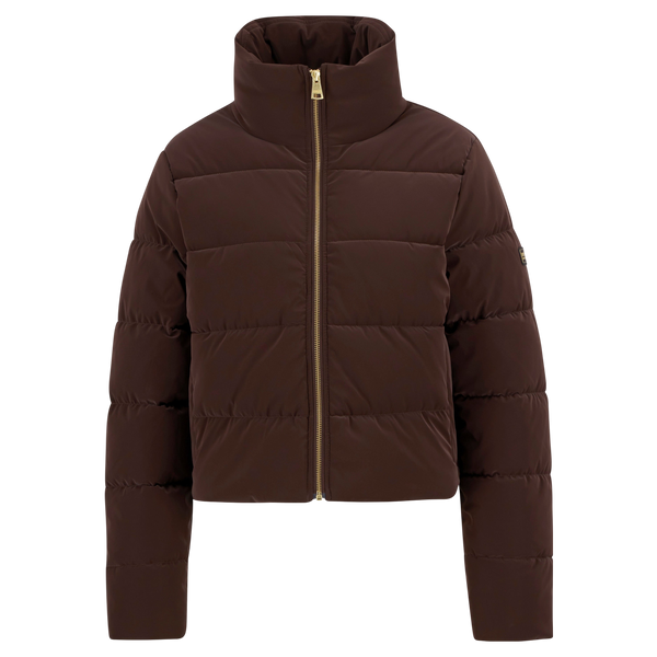 Barbour International Hudson Faux Velvet Puffer Jacket