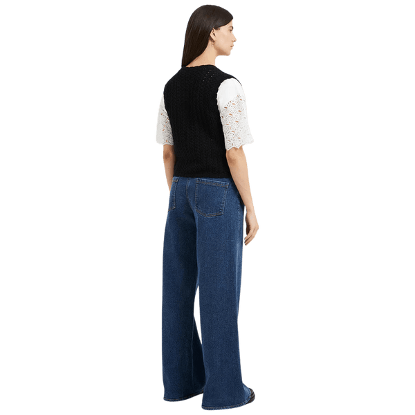 Great Plains Summer Stitch Tie Up Top