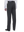 The Label Classic Fit Wool Suit Trousers in Charcoal Stripe