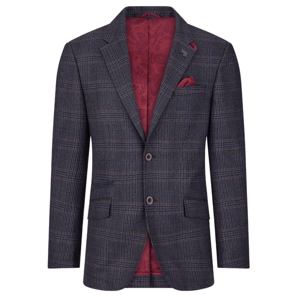 Raging Bull Check Wool Blazer
