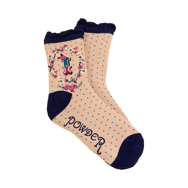 Powder A-Z Ankle Socks for Women