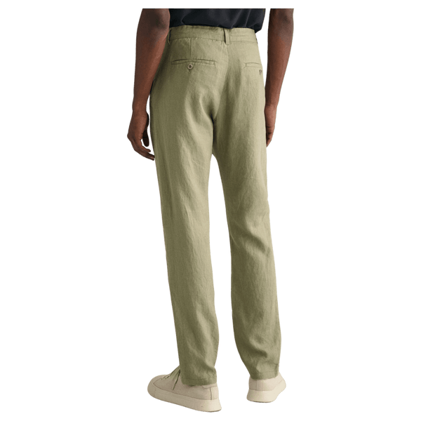 GANT Relaxed Linen Drawstring Trousers for Men