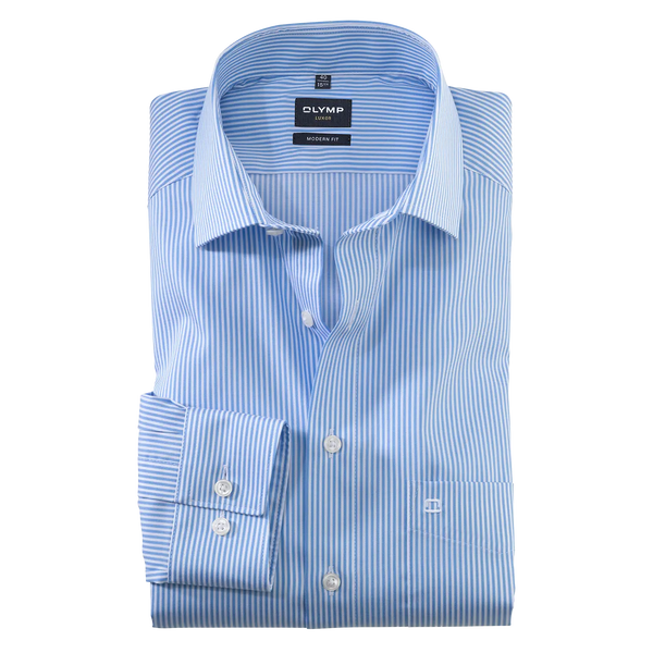 OLYMP Luxor Modern Fit Stripe Shirt for Men