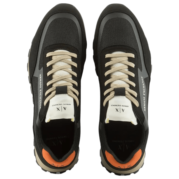Basics by Armani eco leather suede blend sneakers | ARMANI EXCHANGE Man