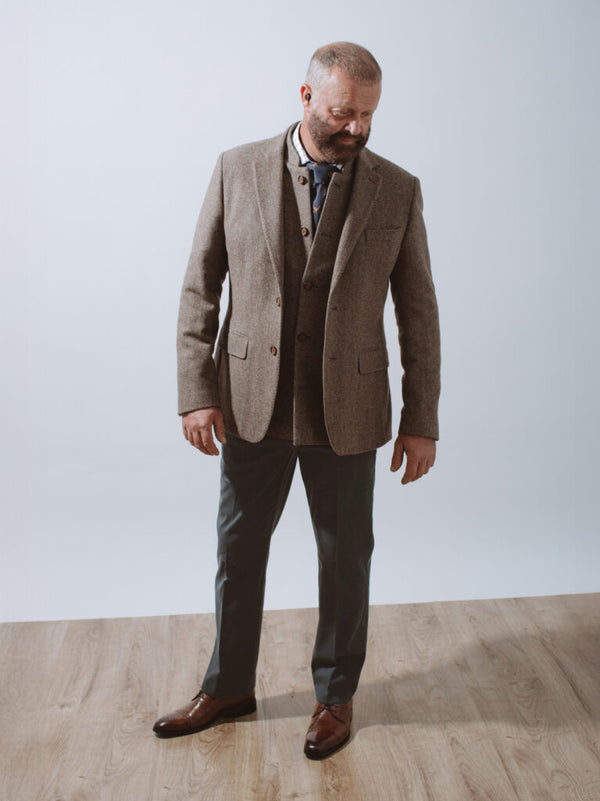 Golding Wool Herringbone Jacket